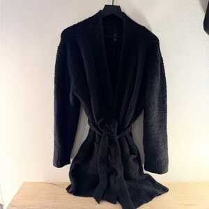 SKIMS COZY ROBE in ONYX L/XL